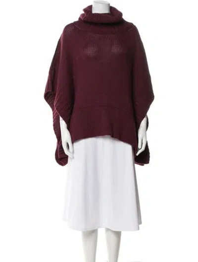 Pre-owned Dolce & Gabbana Wool Turtleneck Sweater In Red