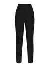 Dolce & Gabbana Pleated Wool-blend Gabardine Straight-leg Pants In Black