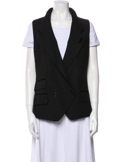 Pre-owned Dolce & Gabbana Wool Vest In Black