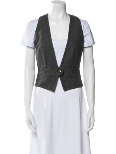 Pre-owned Dolce & Gabbana Wool Vest In Gray