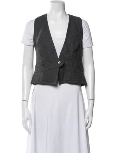 Pre-owned Dolce & Gabbana Wool Vest In Grey