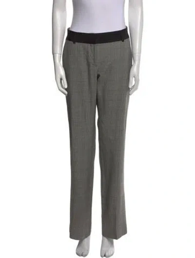 Pre-owned Dolce & Gabbana Wool Wide Leg Pants In Black