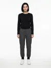 Dolce & Gabbana Wool-blend Leggings In Gray