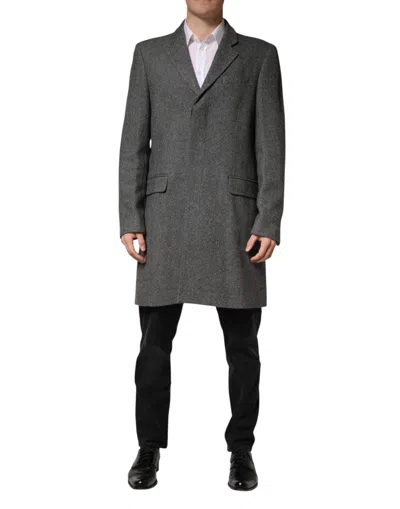 DOLCE & GABBANA DOLCE & GABBANA WOOL-BLEND SINGLE-BREASTED COAT