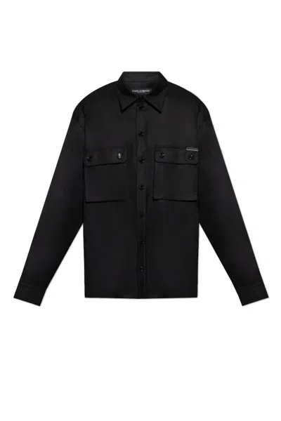 DOLCE & GABBANA DOLCE  GABBANA OVERSIZE FLANNEL SHIRT