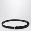 Dolce & Gabbana Woven Belt In Black