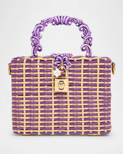 Dolce & Gabbana Woven Box Top-handle Bag