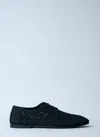 Dolce & Gabbana Men Black Woven Dress Shoes, 8 Luxury Lace Ups & Dress Shoes For Men Darveys In Black