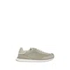 Dolce & Gabbana Men Cappuccino Fabric Sneakers