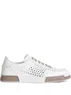 Dolce & Gabbana Men Mesh Panel Sneakers In White