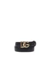 DOLCE & GABBANA WOVEN LOGO BELT