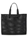 Dolce & Gabbana Leather Intreccio Shopper Bag In Black