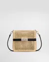 Dolce & Gabbana Rectangular Woven Top Handle Shoulder Bag In Multicolor