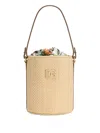 Dolce & Gabbana Woven-raffia Bucket Bag