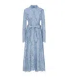 Dolce & Gabbana Floral Cordonetto Lace Trench Coat With Dg Logo In Multi
