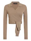 Dolce & Gabbana Long-sleeved Cardigan In Brown