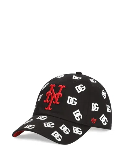 Dolce & Gabbana Dolce&gabbana X '47 New York Mets Logo-print Baseball Cap In Neutral