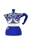 Dolce & Gabbana X Bialetti Large Moka Induction Coffee Maker (150ml) In Blue