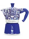 Dolce & Gabbana Moka Medium Expresso Coffee Maker In Blue