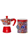 Dolce & Gabbana X Bialetti Moka Express Art-déco Coffee Maker Set (93g) In Red