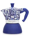 Dolce & Gabbana X Bialetti Mittelgrosser Moka Induktionskaffeekocher In Blau