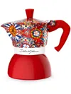 Dolce & Gabbana Moka Induction Coffee Maker For Bialetti In Red