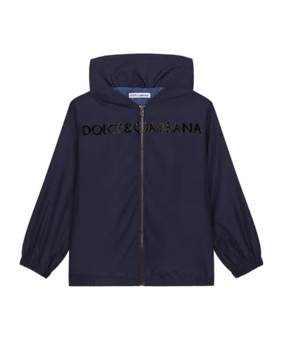 Dolce & Gabbana X K-way Hooded Jacket In Black