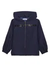 Dolce & Gabbana X K-way Hooded Jacket In Blue