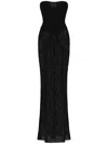 Dolce & Gabbana X Kim Semi-sheer Corset Gown In Black