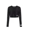 Dolce & Gabbana X Kim Transparent Top In White