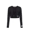 Dolce & Gabbana X Kim Transparent Top In White