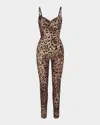 Dolce & Gabbana X Skims Skims Body Catsuit In Leopard