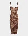 Dolce & Gabbana X Skims Skims Body Dress In Leopard