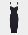 Dolce & Gabbana X Skims Skims Body Dress In Onyx