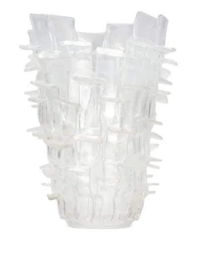 Dolce & Gabbana X Venini Ritagli 1989 Vase (30 Cm) In White