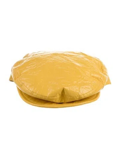 Pre-owned Dolce & Gabbana Yellow Cotton  Cabbie Hat