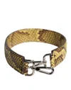Dolce & Gabbana Yellow Exotic Leather Bag Shoulder Strap In Yellow