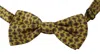 Dolce & Gabbana Yellow Pattern Silk Adjustable Neck Tie In Yellow
