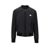 Dolce & Gabbana Black Bomber Jacket In Black