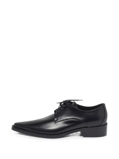 Pre-owned Dolce & Gabbana Zanzara Derby Shoes In Black