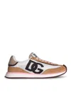 Dolce & Gabbana White Calf Leather Sneakers. Brown Calf Leather Sneakers In Beis
