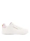 Dolce & Gabbana Portofino Leather Low-top Sneakers With Lateral Lettering Logo