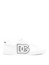 Dolce & Gabbana Canvas Sneakers With Round Toe And Rubber Sole In White