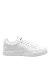 Dolce & Gabbana Portofino Sneakers In Nappa Color White In White