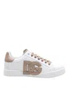 Dolce & Gabbana Port.light Strobel Sneakers In White