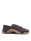 Dolce & Gabbana Ns1 Suede Sneakers Lead Grey Color In Gris