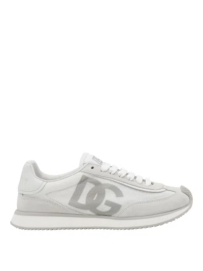 DOLCE & GABBANA WHITE SNEAKERS