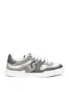 Dolce & Gabbana Strobel Portofino Light Sneaker In Calfskin In Grey