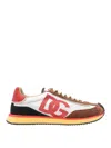 Dolce & Gabbana Mesh And Suede Dg Cushion Sneakers In Brown
