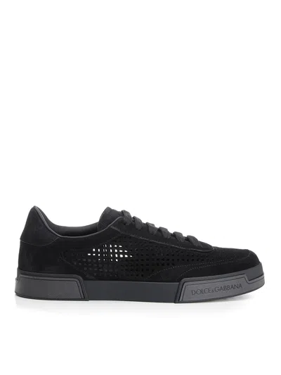 Dolce & Gabbana Portofino Yacht Sneaker In Black
